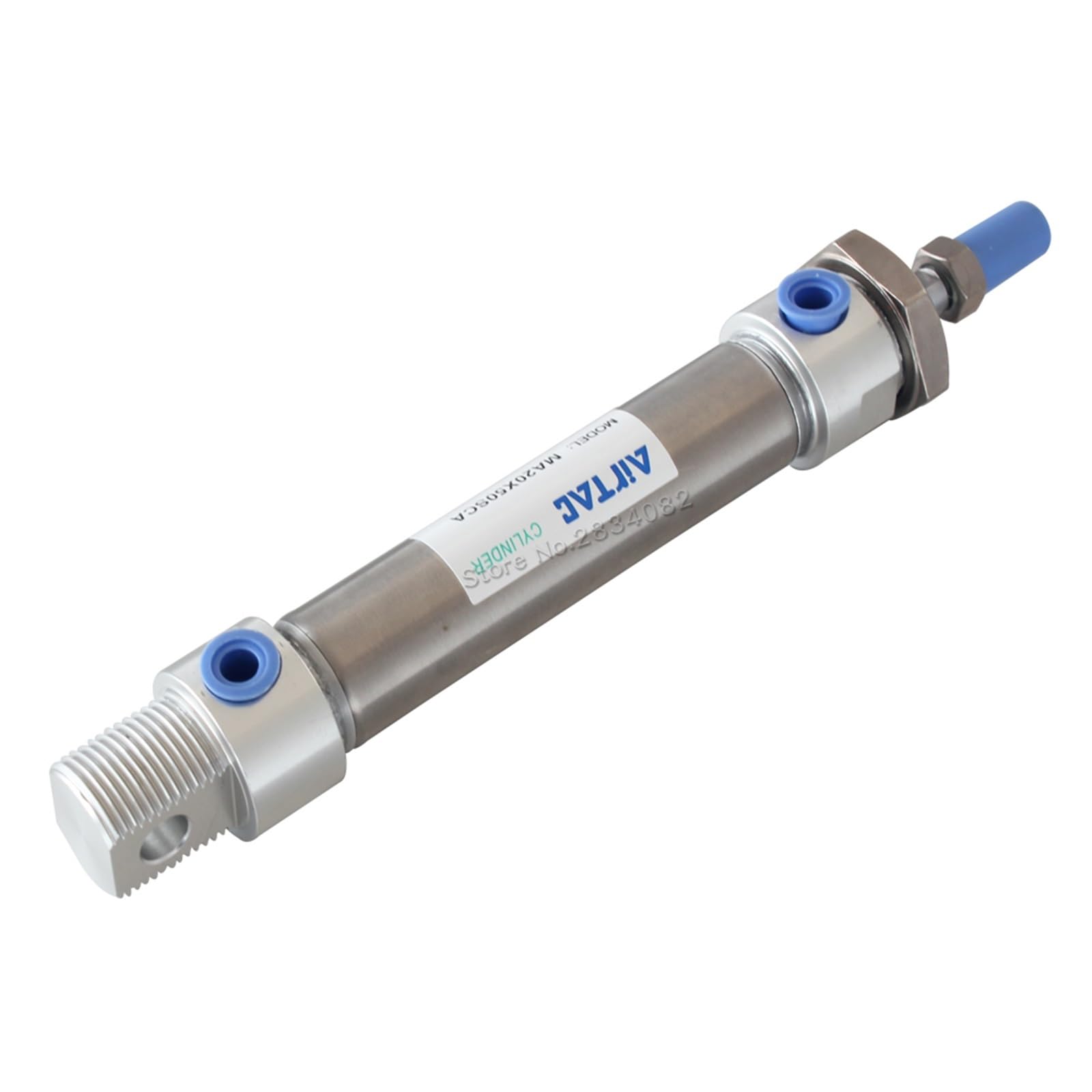 BIVOO MA Bore 20mm Stroke 50mm Cilindro neumático de Acero Inoxidable Mini Cilindro de Aire de Doble Efecto MA20X50SCA