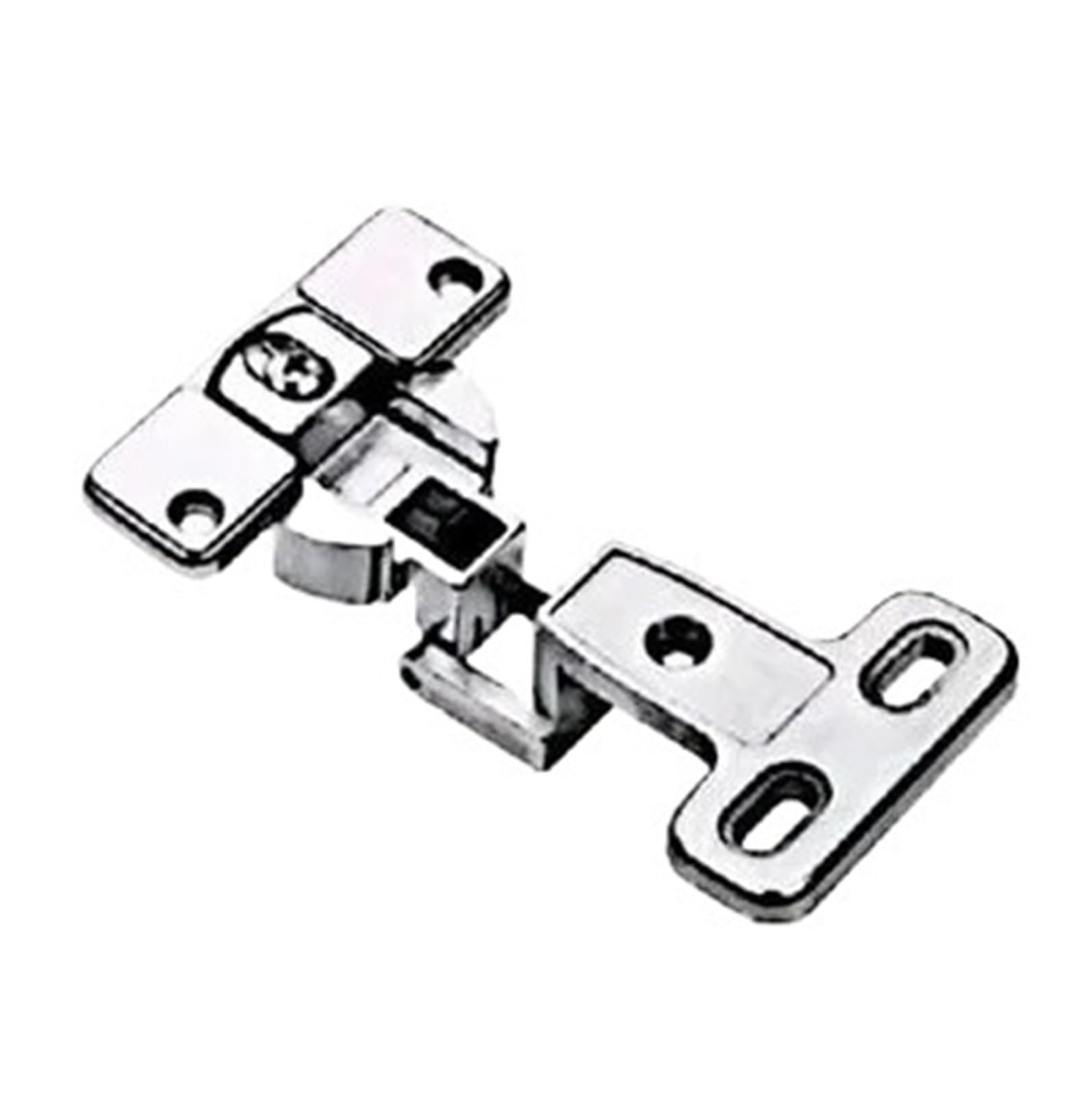 Kdhcvkz No Overlay 4Pcs Zinc 270 Degrees Open Hinge For Kitchen Cabinet Bookcase(No Overlay)