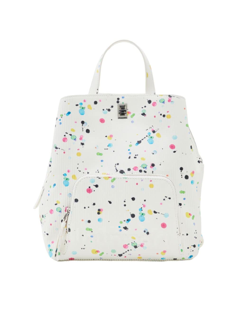 DesigualWomen's Accessories PU Backpack Mini, White, One Size, White, One Size, Accessories Pu Backpack Mini