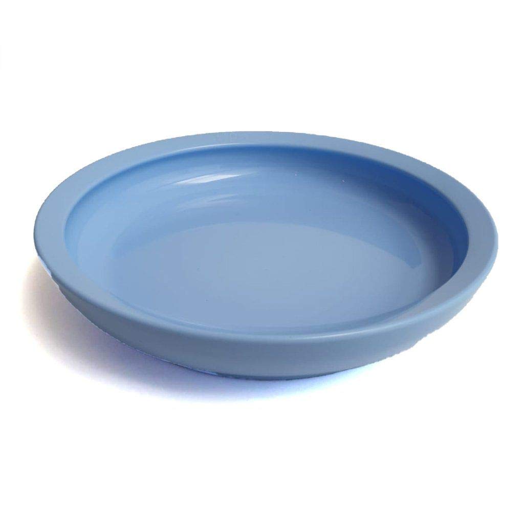 Assiette bleu clair en grès artisanal de qualité supérieure - 2