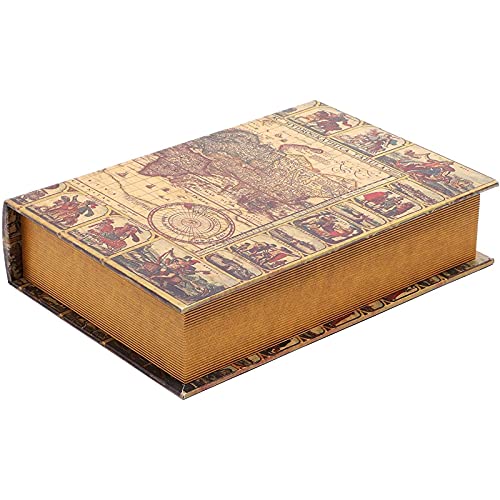 Juvale Fake Books Set, Decorative Books With Secret Compartment In Map Design (3-Piece) #TOP4