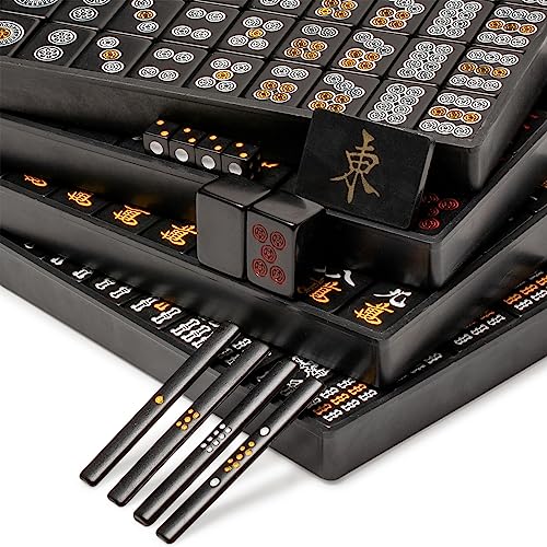Mahjong Bundle Juego Japonés Riichi con Brazalete miniatura 3