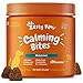 Zesty Paws Calming Bites for Dogs- with Chamomile, L Theanine, Thiamine & Magnesium - Dog Stress Relief Supplement - Helps to Calm Anxiety & Barking - Peanut Butter - 90 Soft Chews