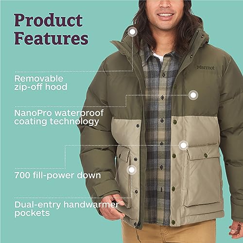 MARMOT Men's Fordham Jacket, Nori/Vetiver, Small4