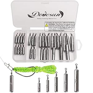 Dovesun Angelblei Set Angelgewichte 30Stück