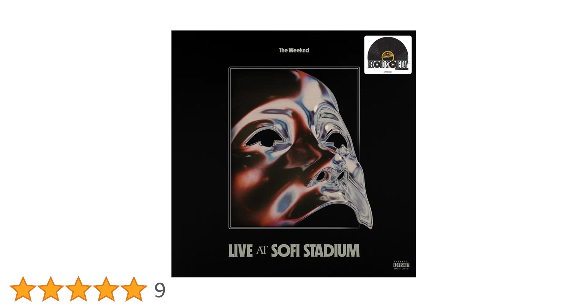 the weeknd live at sofi stadium レコード The Weeknd - Live At SoFi Stadium [3-lp]