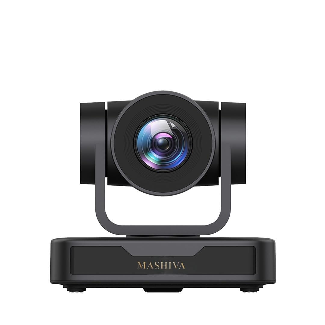 MASHIVA Full HD 1080P Video Conference Camera, Automatic Focus Multifunction USB PTZ Camera Media for Conference Room for Business Online Class Church Streaming Medical Work with Zoom-picture-27