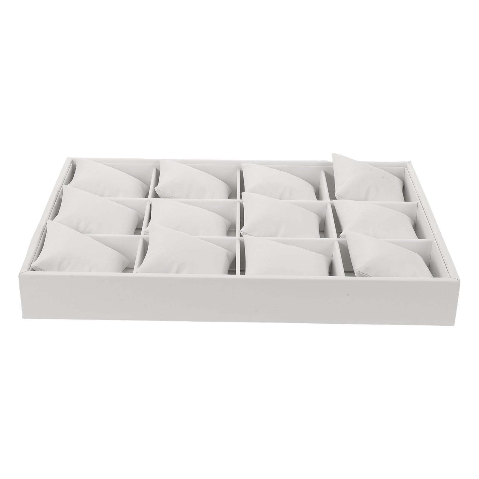 Gatuida Plateau de Rangement Bijoux en Pu avec Coussins Confortables pour Colliers et Bracelets