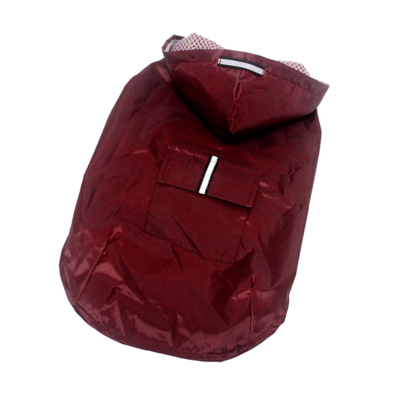 Hohopeti Dog Raincoats Waterproof Breathable Reflective Hood Large Size Comfortable Nylon Puppy Poncho for Rainy Days