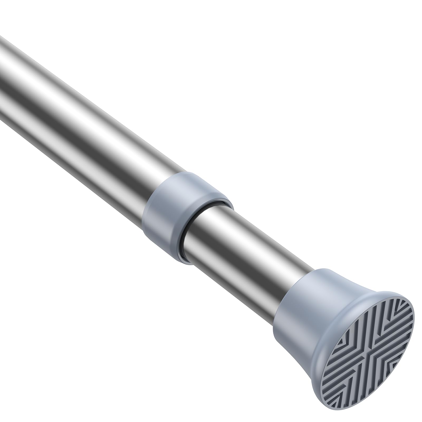 AIZESI Shower Curtain Pole 58-118cm Extendable No Drill Tension Rod — image 1