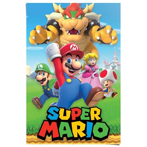 Pyramid Poster Nintendo Super Mario