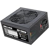 ESGAMING 700W Non Modular Power Supply with Low-Noise 120mm Fan ATX PSU, 115/230 Voltage Switch PFC Protection
