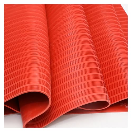 ZJKXJH Electrical Insulating Rubber Matting Non-Slip, Large Non-Conductive Switchboard Mat Customizable, High Voltage Floor Pad for Home Commercial Work(LxWxT 6' x 3 1/5' x 1/5