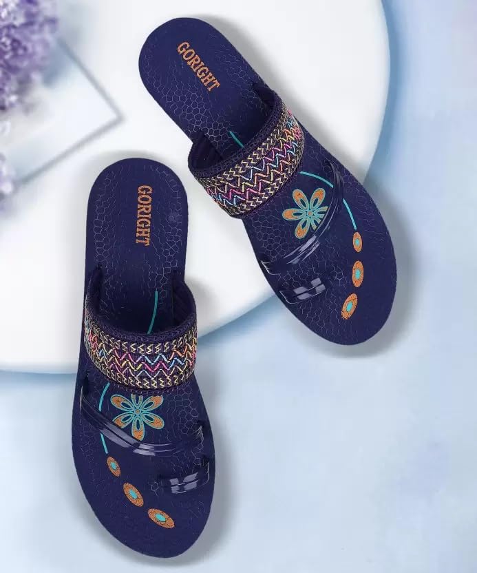 Image of Kashwi Enterprises Women's Comfortable Sandal,Casual Lightweight Sandal for Everyday Wear | BTR- (2-Combo)-1963-OO8