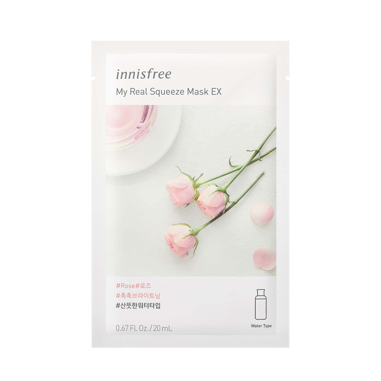 innisfree My Real Squeeze Mask Ex Rose