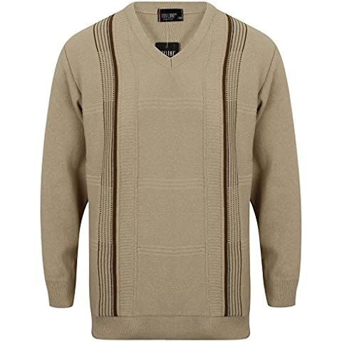 Men's Soft Fine Knit V Neck Jumper Cover