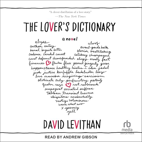 The Lover's Dictionary Audiolibro Por David Levithan arte de portada
