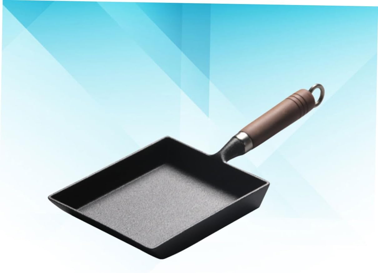 ABOOFAN Non-stick Rectangular Skillet Flat Bottom Omelette Pan Clad Nonstick Frying Pan for