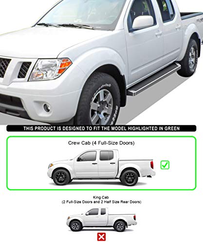 Estribos laterales para Nissan Frontier 2005-2026 miniatura 2