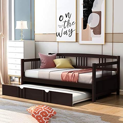 Merax Daybed with Trundle Bed Cover