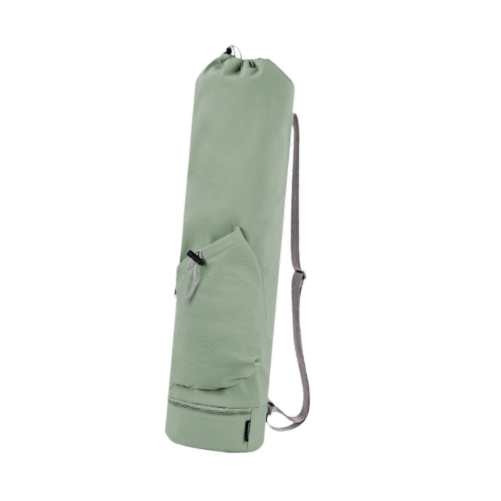 Yoga Mat Bag Sports Gym Bag Zipper Yoga Mat Holder for Beach Training Travel Green-image-28