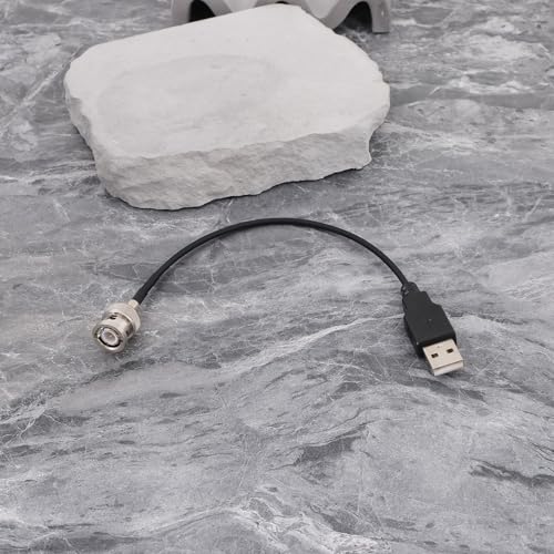 Adaptador paquete 2 pcs cable RG174 BNC macho a USB 2.0 miniatura 5