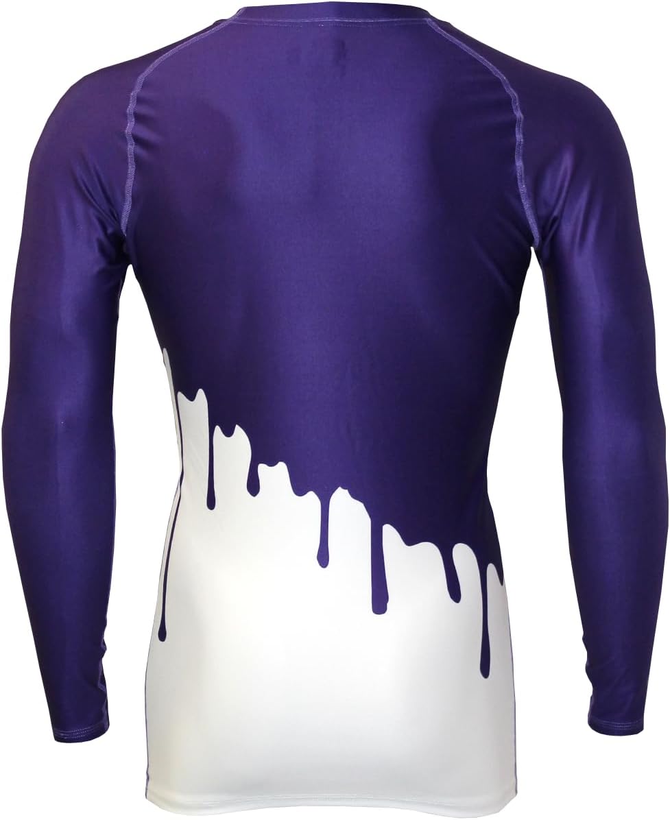 Matman USA The Drip Unisex Long Sleeve MMA - BJJ - Wrestling Rash Guard - Compression Shirt - Made in The U.S.A.