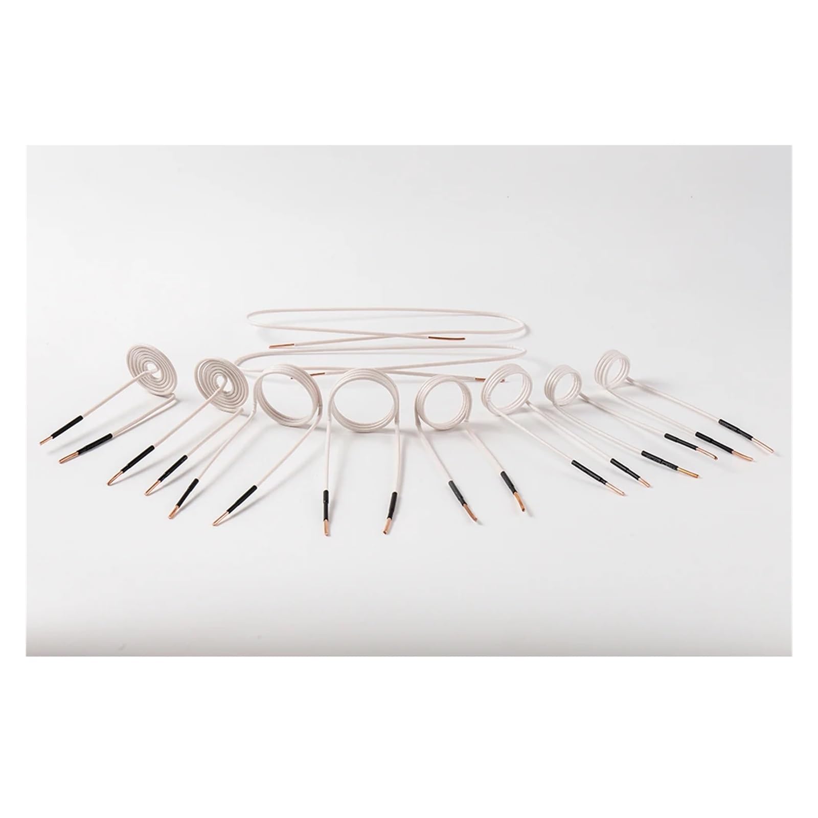 10 sztuk nagrzewnica magnetyczna DIY cewki indukcyjne 30mm/40/50/750 zestawy cewek indukcyjnych bezpłomieniowe akcesoria grzewcze
