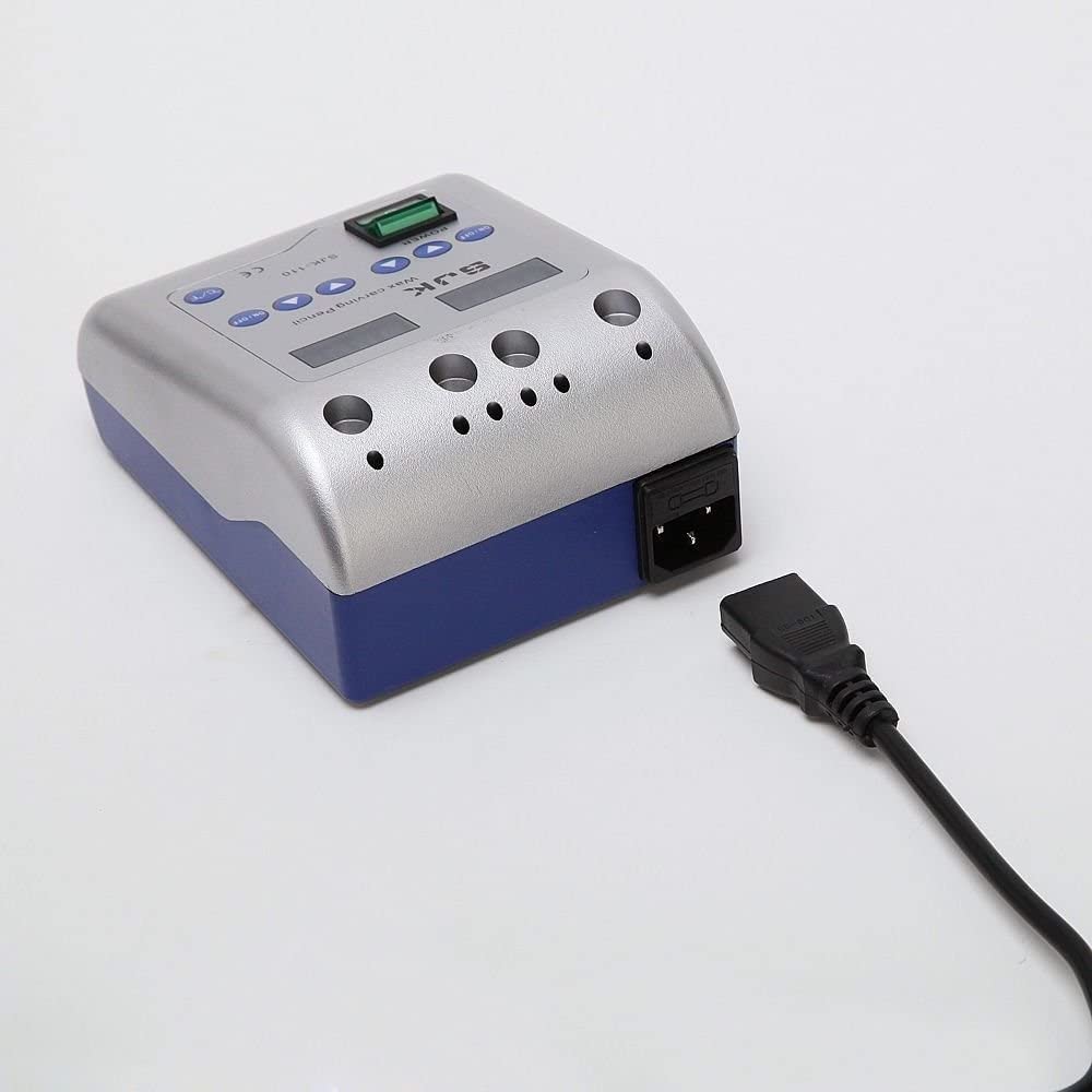 Carver elettrico di cera con doppie penne e 6 punte di cera per la ceretta, attrezzature di laboratorio, gioielli di lavoro di cera JT-21