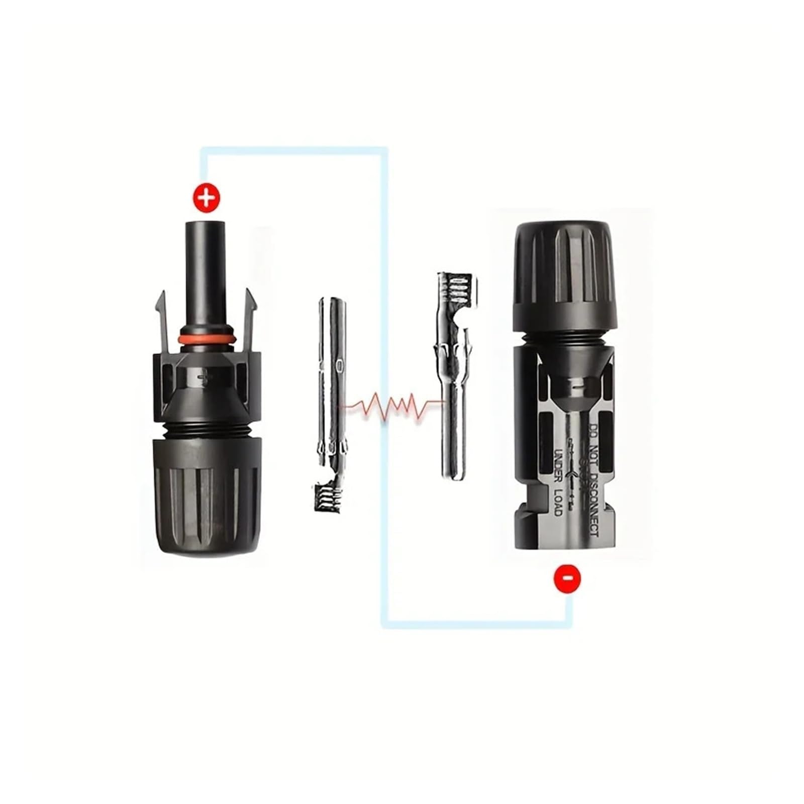 solar stecker 200/100/40/20/10 Pcs DC Solar Connector 1000V30A Panel Stecker Anschlüsse Kit for PV/MC Kabel 2.5/4/6mm2(60pcs(30pairs))