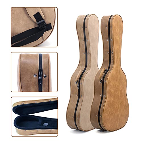 Lightweight Guitar Case, Suitable for Classical 39 inches/Folk 41 inches, Ultra-Light Hard Case, Thick Double-Shoulder… - Les Beatles, Paul McCartney, John Lennon, RIngo Starr, George Harrison Lightweight Guitar Case, Suitable for Classical 39 inches/Folk 41 inches, Ultra-Light Hard Case, Thick Double-Shoulder… – Image 3