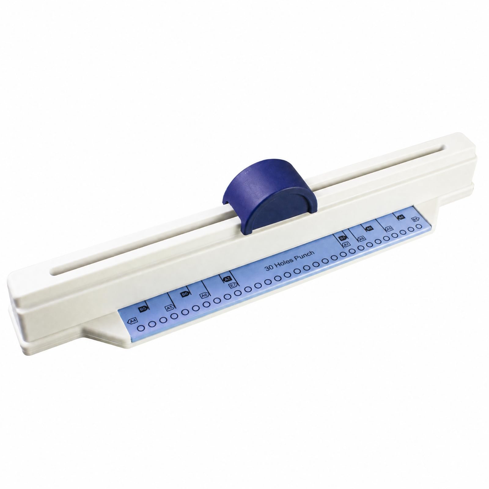 Perforatore a 30 Manuale Perforatrice con Guida di Posizionamento Preciso per Impiegati, Scuola,
