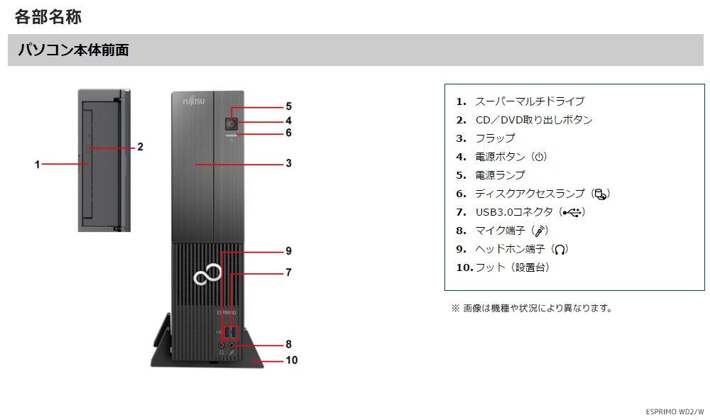 Amazon.co.jp: 富士通 デスクトップパソコン FMV ESPRIMO DHシリーズ