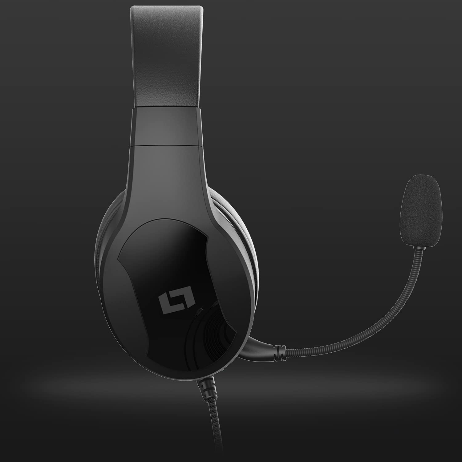 Lioncast® LX25 Gaming Headset mit abnehmbaren Mikrofon [Stereo Sound]- Gaming Kopfhörer für Playstation 5 PS5/PS4/XBox/Nintendo Switch/PC/Mac - Kabel AUX/Klinke - Gamer Headset - Smartphone Kopfhörer