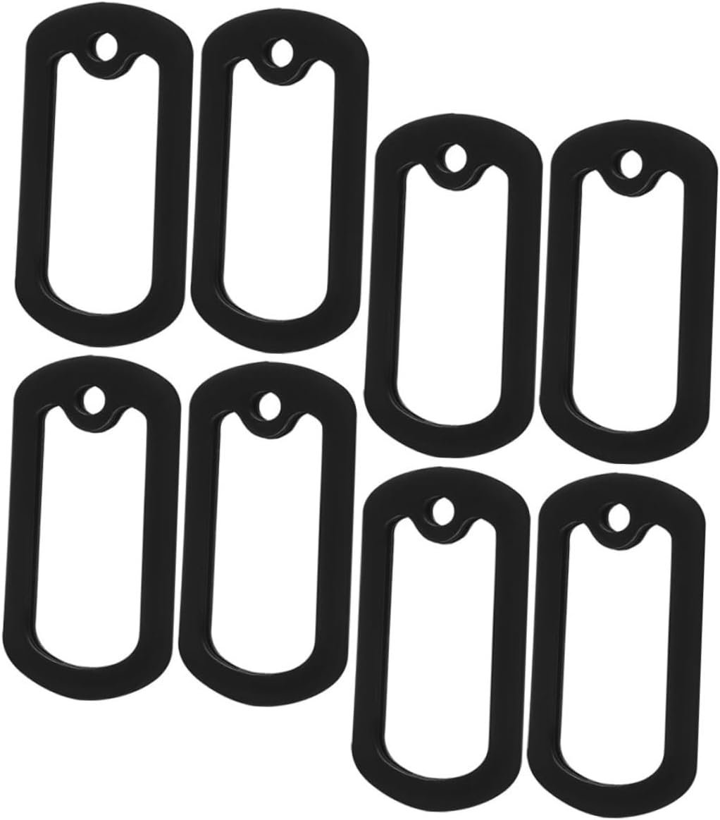 8 Pack Dog Tag Silicone Covers Reduce Noise for Metal Tags