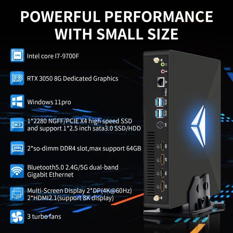 Amazon Com Mini Gaming Pc Kinupute Desktop Computer Core I7 9700f 3 0 4 7ghz Windows 11 Pro 16g Ddr4 256g Ssd 1t Hdd Discrete Graphics Rtx3050 8g Hdmi2 1 Port 8k Dp Port 4k 60hz Bluetooth 5 1 Wifi Amazon Com Mini Gaming Pc Kinupute Desktop Computer Core I7 9700f 3 0 4 7ghz Windows 11 Pro 16g Ddr4 256g Ssd 1t Hdd Discrete Graphics Rtx3050 8g Hdmi2 1 Port 8k Dp Port 4k 60hz Bluetooth 5 1 Wifi