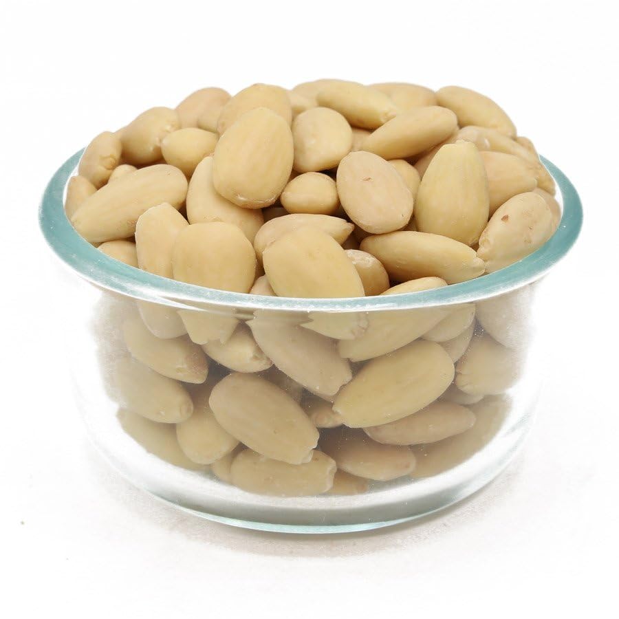 C.J. Dannemiller Blanched Almonds, Bulk 25 LB Box, Whole RAW Almonds Perfect for Baking and Cooking