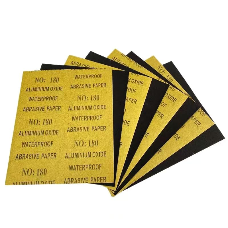 100-sheet/bag,10bag/case 400 Grit Wet Dry Sandpaper, 9 x 11 Inch Sand Paper Silicon Carbide Abrasive Sanding Sheets for Woodworking, Automotive and DIY Projects