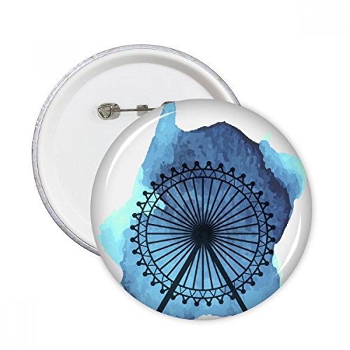 Badge souvenir Angleterre unique à offrir en cadeau créatif pour passionné de Londres