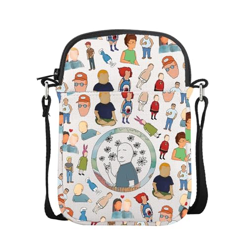 CMNIM Family Animated TV Series Merch Gifts B Character Mini Crossbody Bag for TV Show Fans Gifts Cartoon Cell Phone Bag
