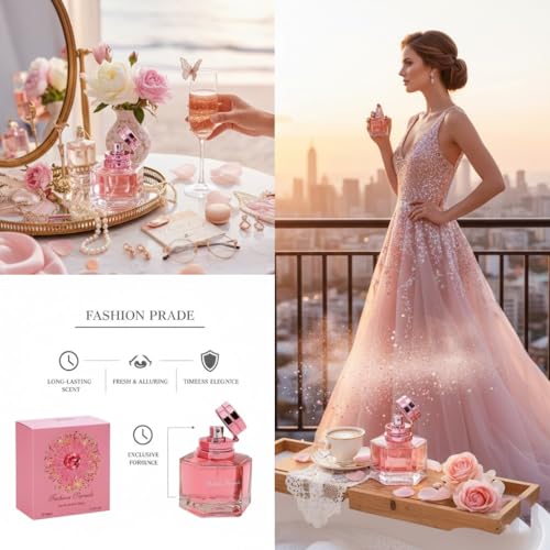 FASHION PARADE 100ml EDP Spray For Ladies - Luxury Feminine Perfume for Women with Exotic Floral, Fruity and Amber Scent – Long Lasting Ladies Fragrance with Mandarin, Tiger Orchid & Toffee Notes. - Image 6