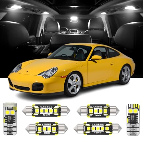 12 luces LED interiores para Porsche 911 996 1997-2005