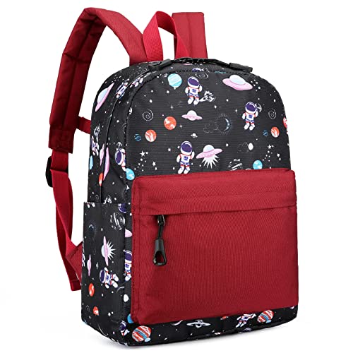 Vanaheimr Toddler Kids Backpack Boy Astronauts Universe Preschool Cute Backpack Child Daycare School Bag Nursery With Chest Strap #TOP9