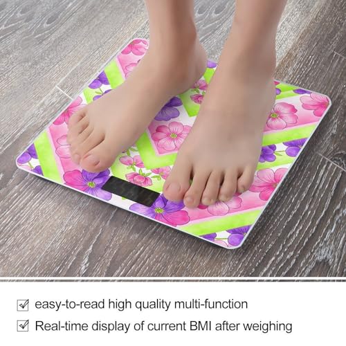Báscula digital de baño con plataforma de vidrio templado miniatura 5