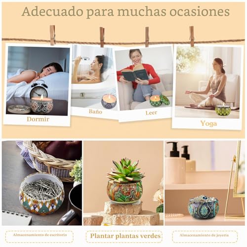 Miniatura 8 de Candle Velas Aromaticas Decorativas, 12x70g Velas Perfumadas, Velas Aromáticas Cera De Soja Natural Para Viaje Adecuado Para Aromaterapia,Baño,Yoga,Cumpleaños, Día De La Madre Y Regalo De San Valentín