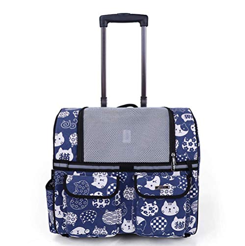 Febelle Bolsa para Mascotas Perro Gato Caja Mochila portátil capazo para Viaje Camping