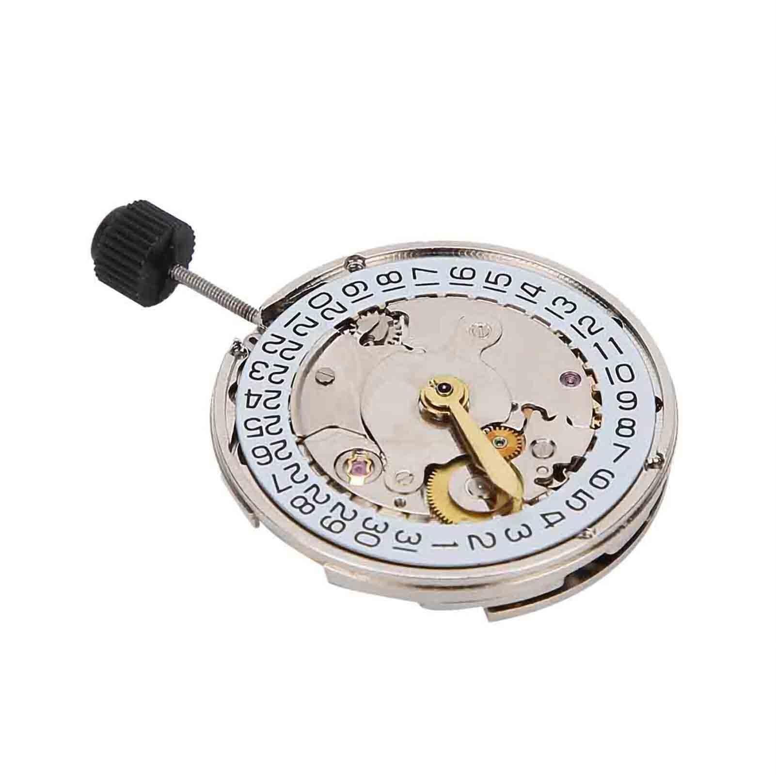Movimento meccanico automatico professionale 2824 con datario – sostitutivo in metallo durevole per la riparazione dell'orologio