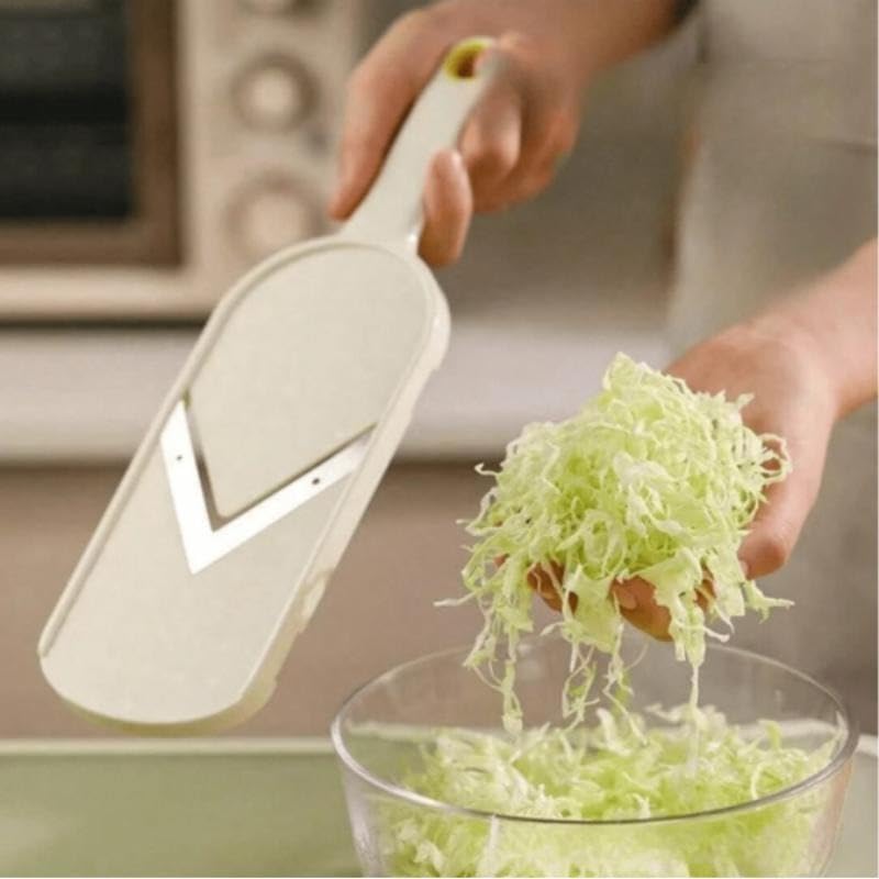 Japanese Style Beige Cabbage Slicer, Multifunctional, Lemon Cucumber Vegetable Salad, Plastic Kitchen Utensils & Gadgets, Cutting Shredder