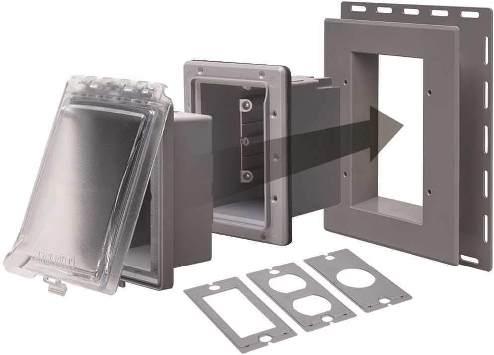 MR420CG Recessed Enclosure Extra Duty Nonmetallic Weatherproof in-Use Cover