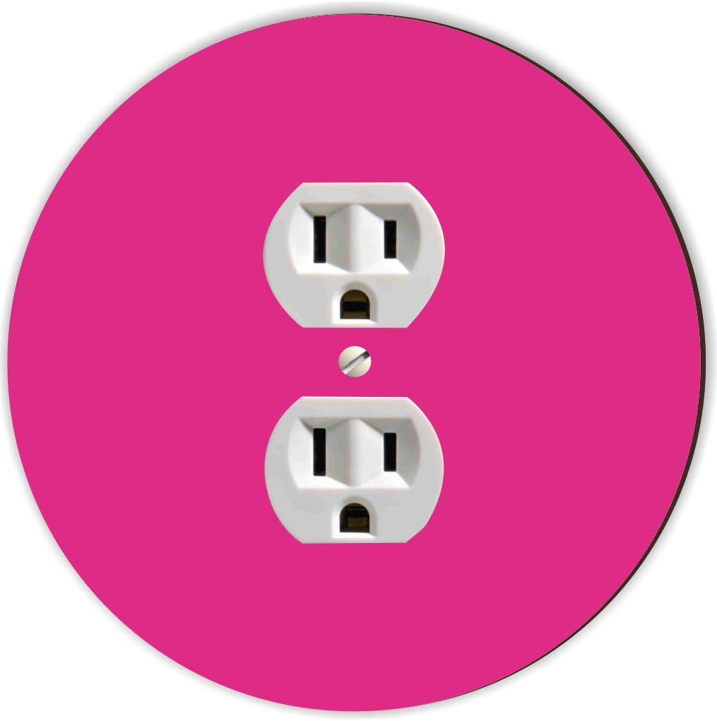 Sam Sandor - Hot Pink - Light Switch & Outlet Plate Cover - Outlet Cover